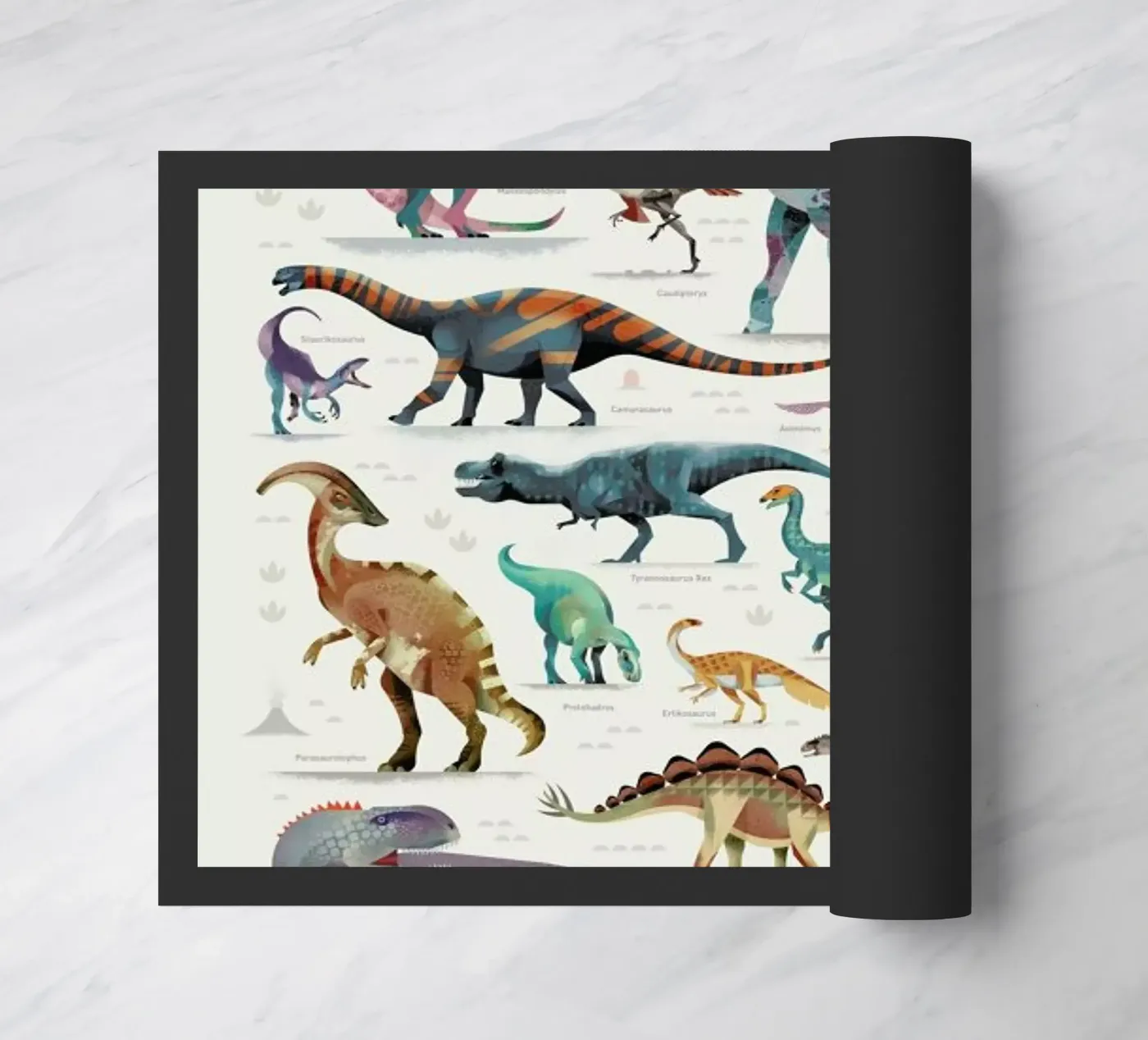 Dinosaurs doormat by Dieter Braun