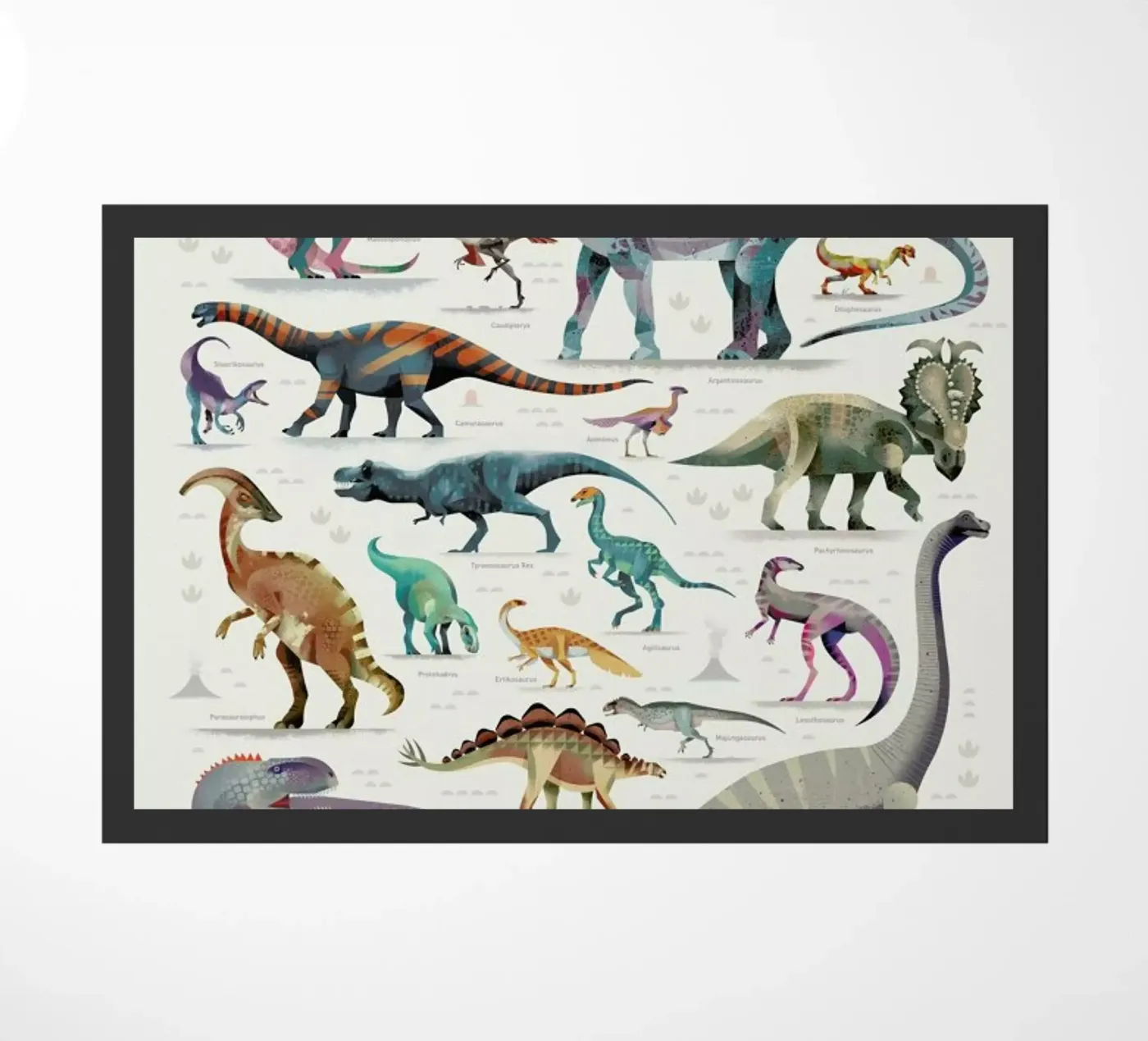 Dinosaurs Fußmatte von Dieter Braun
