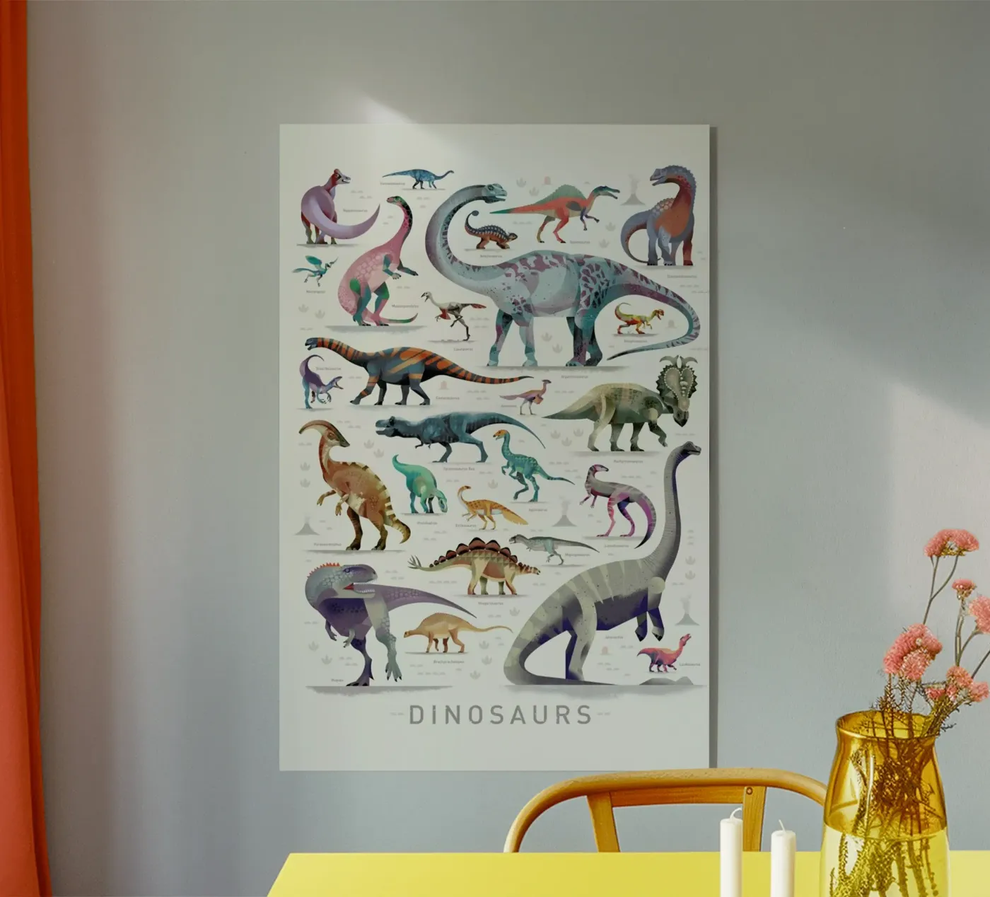 Dinosaurs Acryl-Glas von Dieter Braun