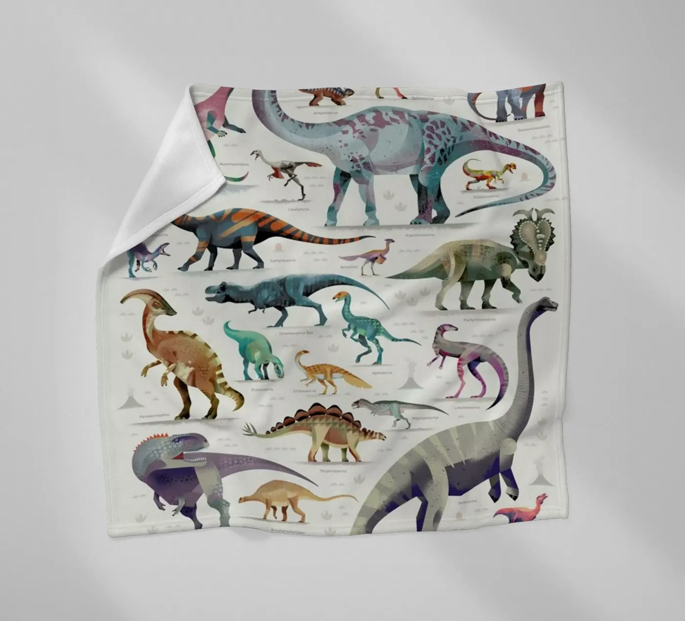 Dinosaurs fleecedeken van Dieter Braun