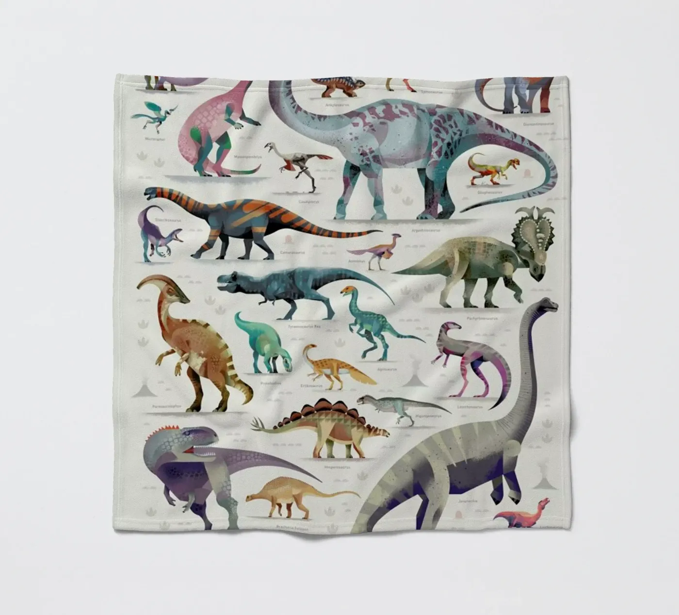 Dinosaurs fleecedeken van Dieter Braun