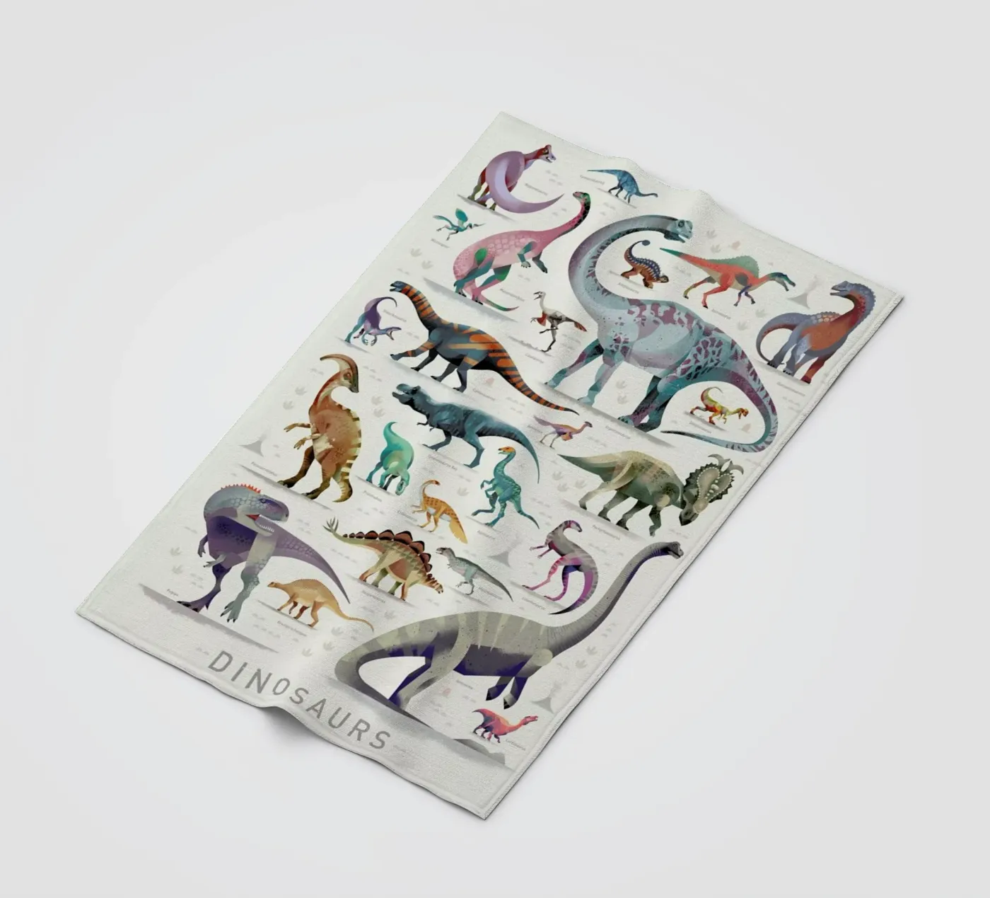 Dinosaurs Fleecedecke von Dieter Braun