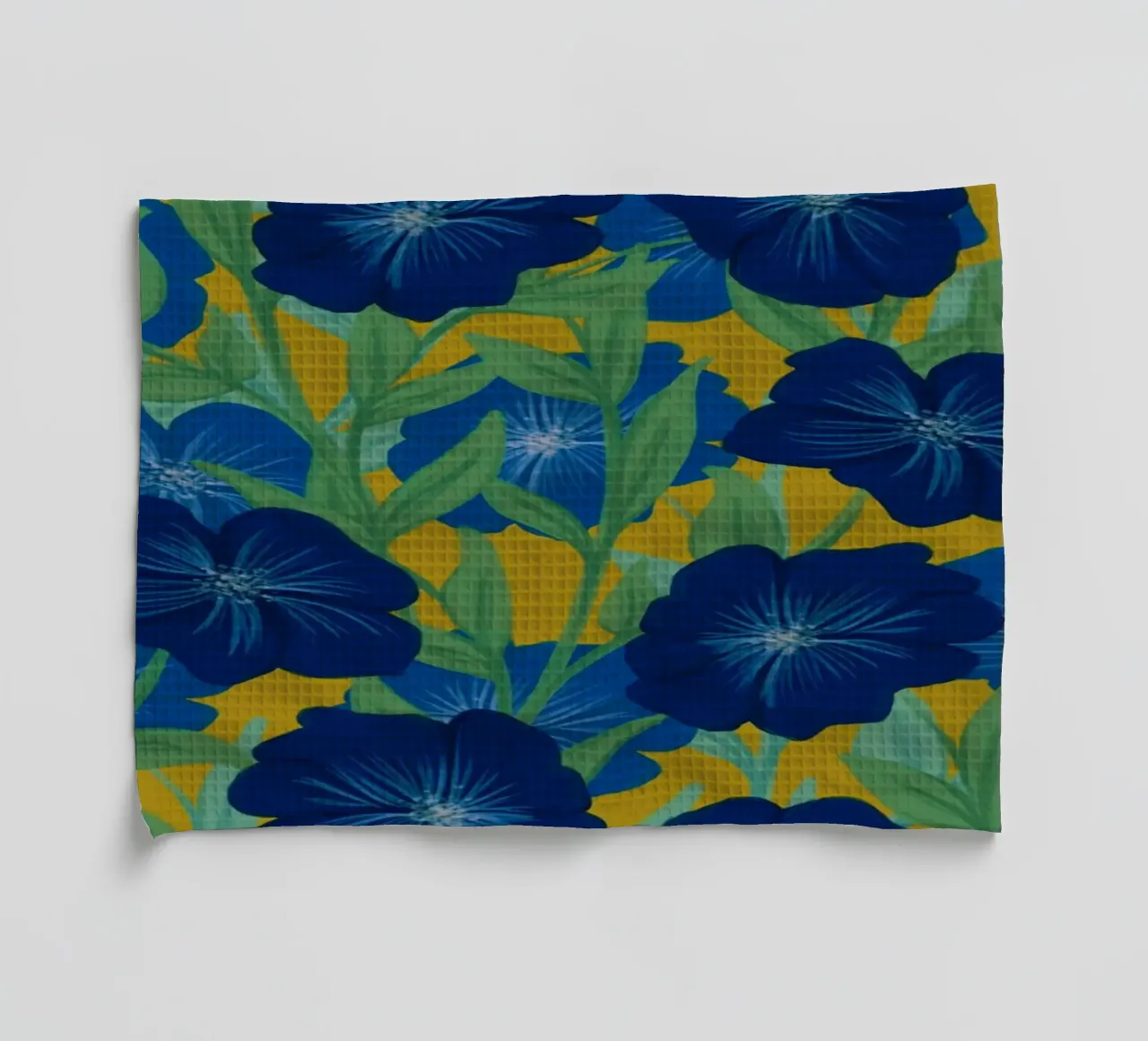 Bold Bloom Blue canovaccio da cucina da designdn