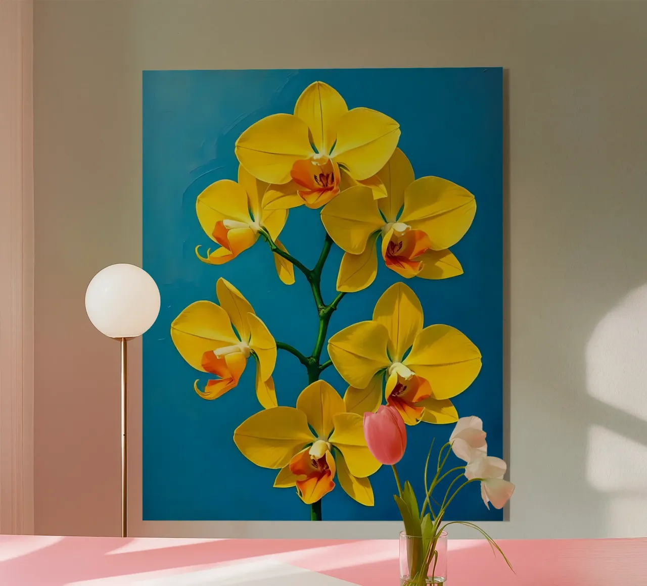 Orchidea_Stile_D5 plexiglass da Farb- und Blütenzauber by LK