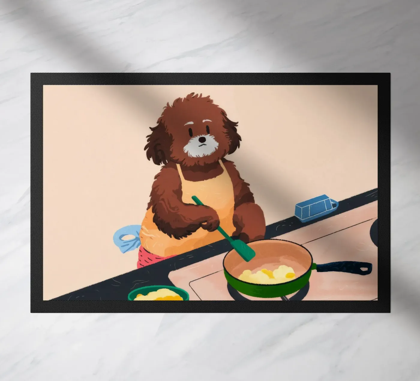 Kochen mit Liebe Fußmatte von Timeless Huse