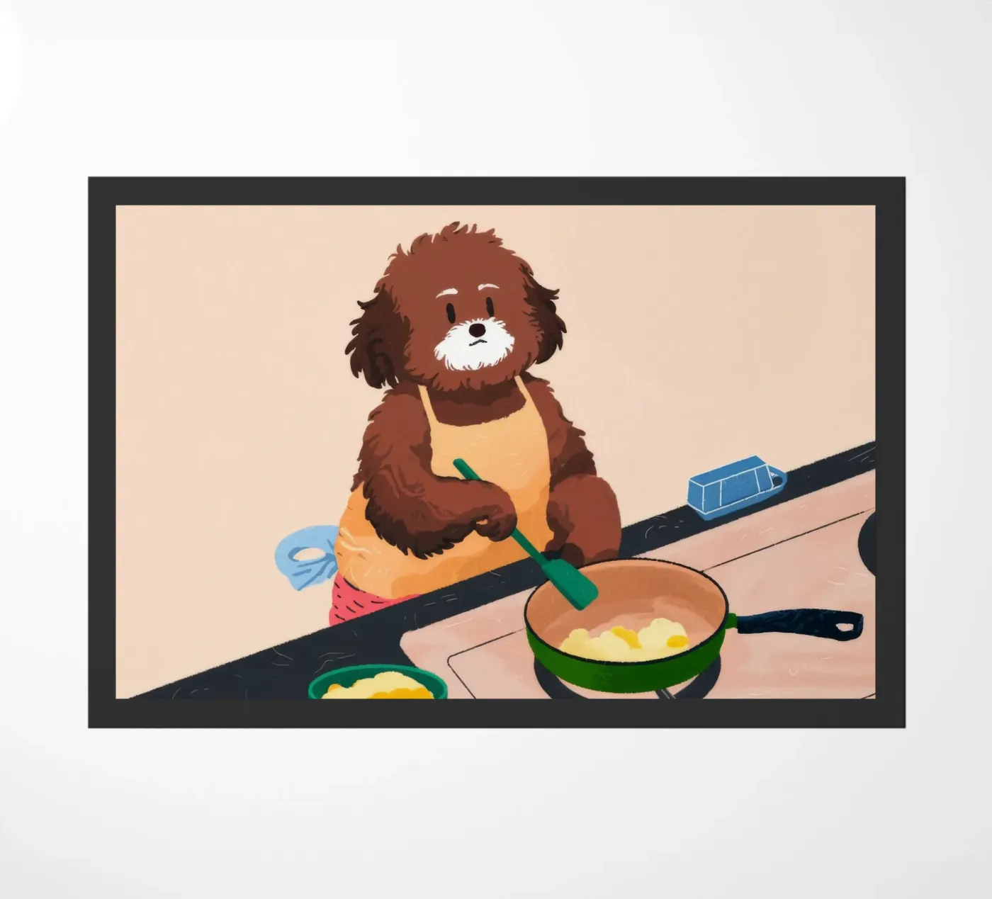 Kochen mit Liebe Fußmatte von Timeless Huse