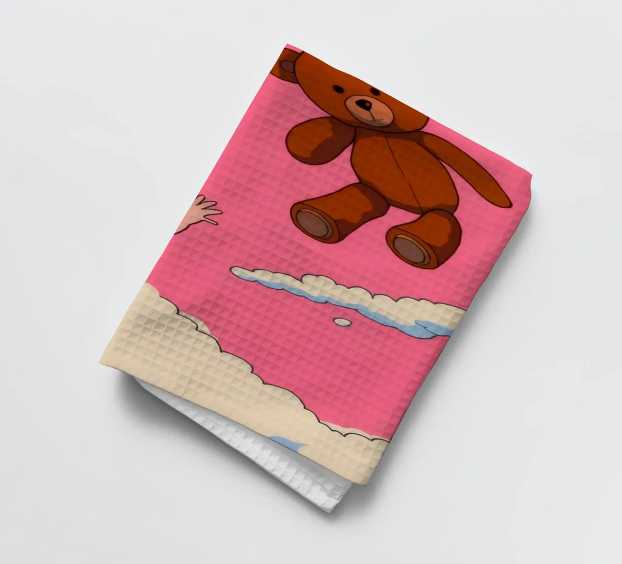 Teddy Bear Flight tea towel by Timeless Huse
