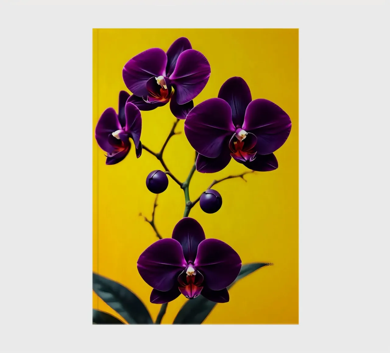 Orchid_style_E_1 notebook by Farb- und Blütenzauber by LK