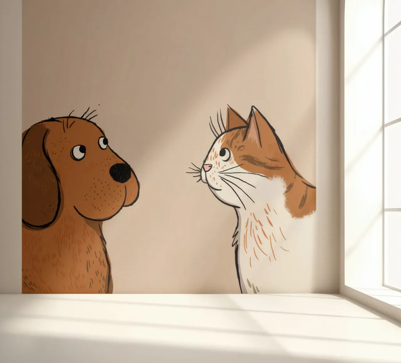 Conexión Curious Companions papel para pared de Timeless Huse
