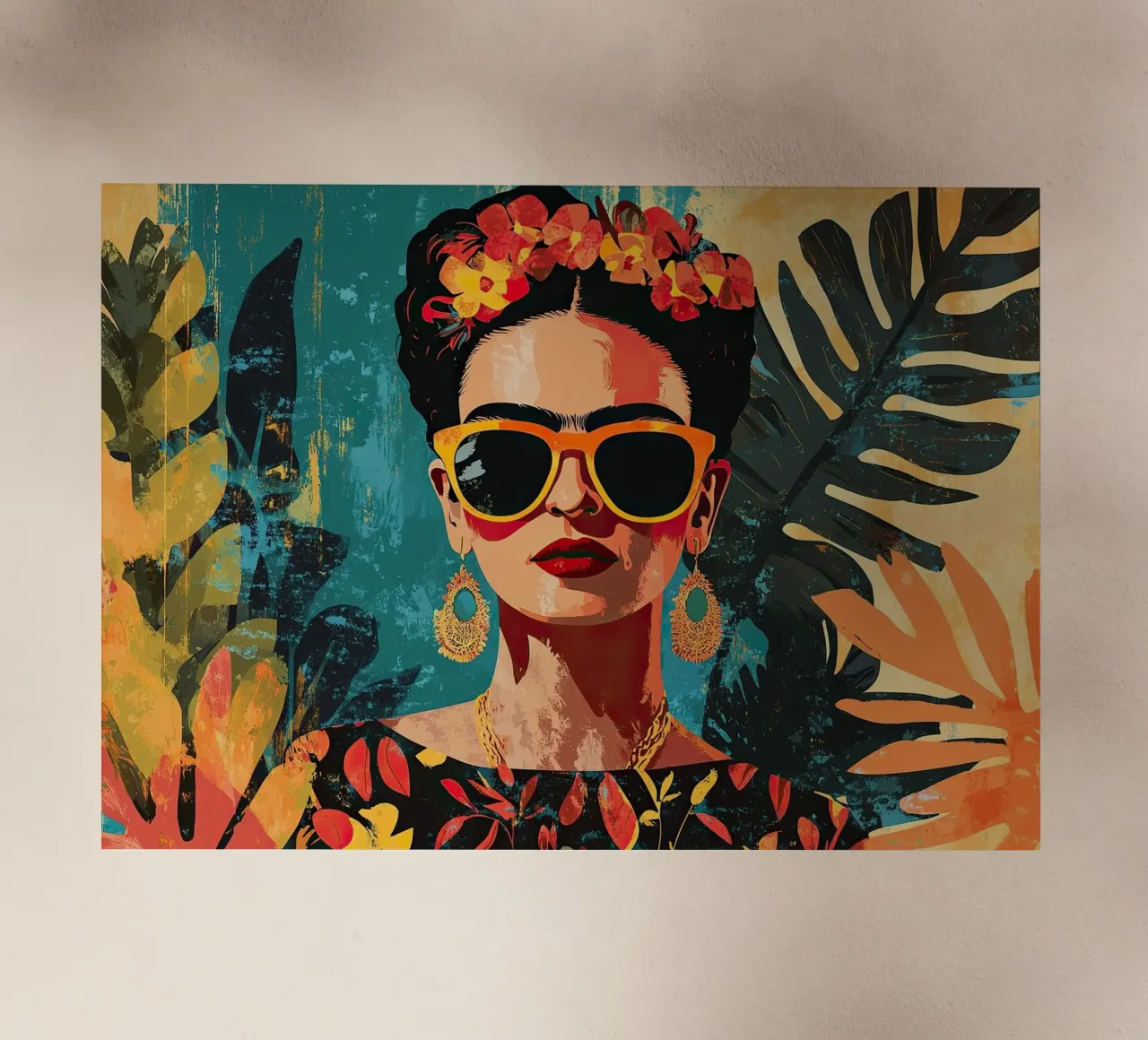 Frida Kahlo - Andare per la propria strada pellicola backlit da Fantasias Florales