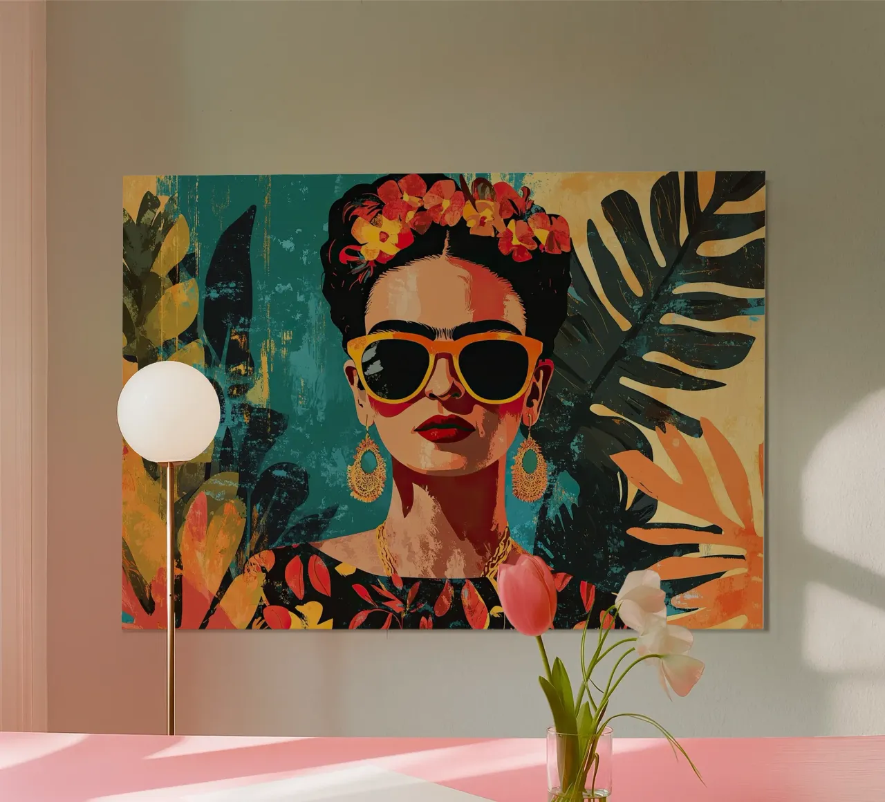 Frida Kahlo - Andare per la propria strada poster da Fantasias Florales