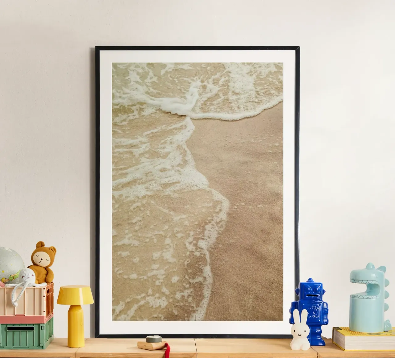 Seashore poster con telaio in plastica da Shot By Clint