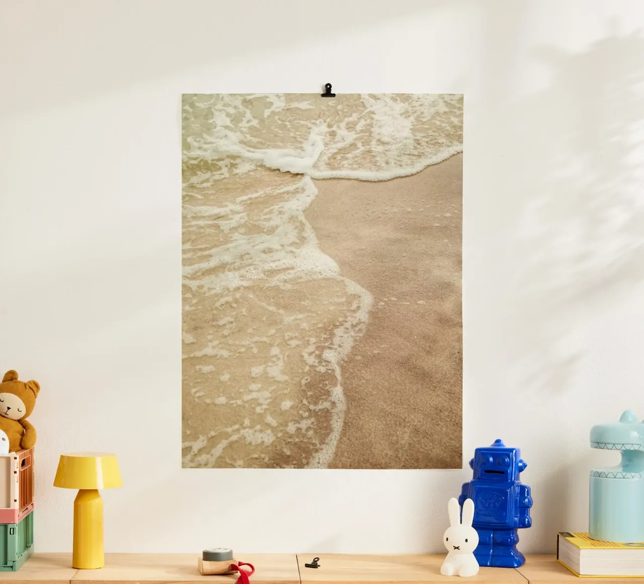 Seashore poster con telaio in plastica da Shot By Clint