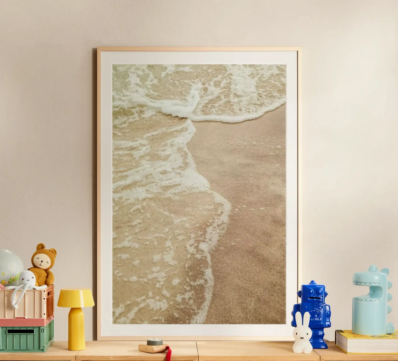 Seashore poster con telaio in plastica da Shot By Clint