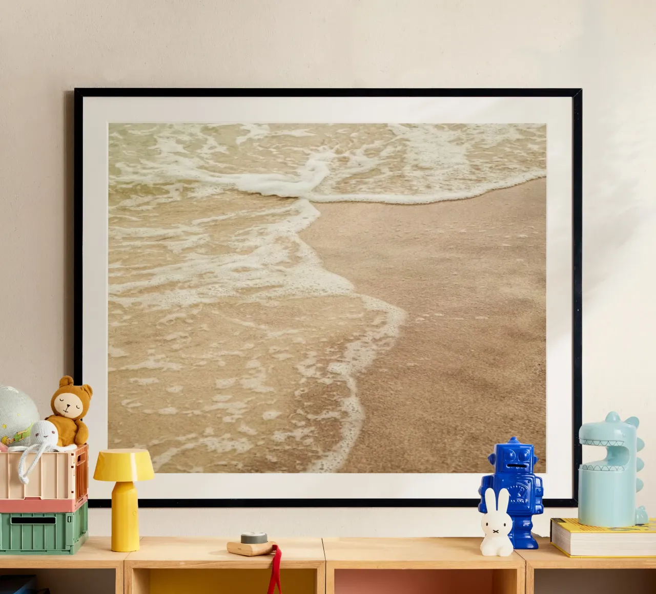Seashore poster con telaio in plastica da Shot By Clint