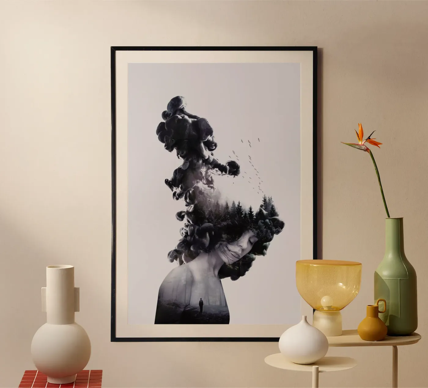 Walk Through Flames poster van Róbert Farkas