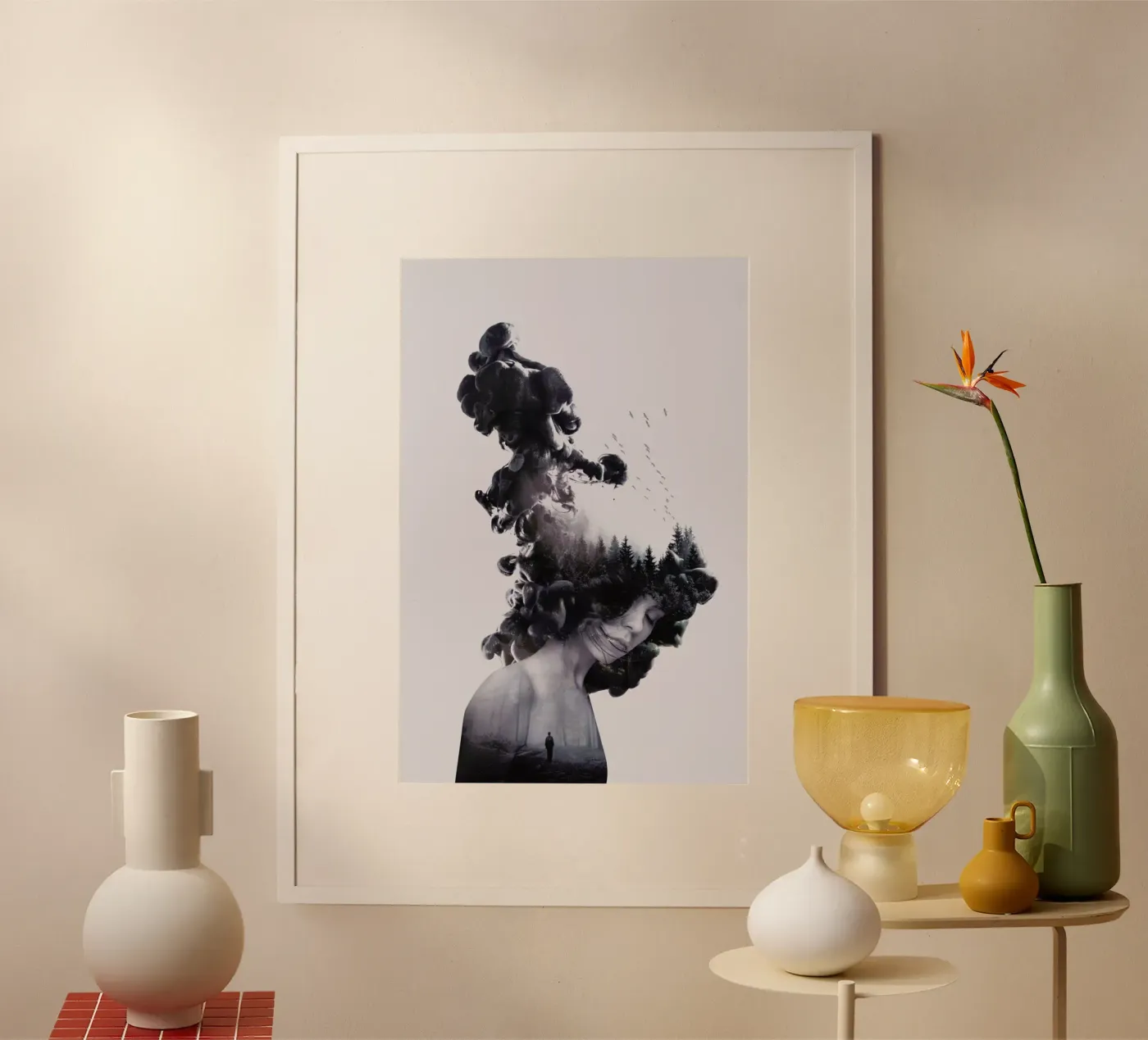 Walk Through Flames poster van Róbert Farkas