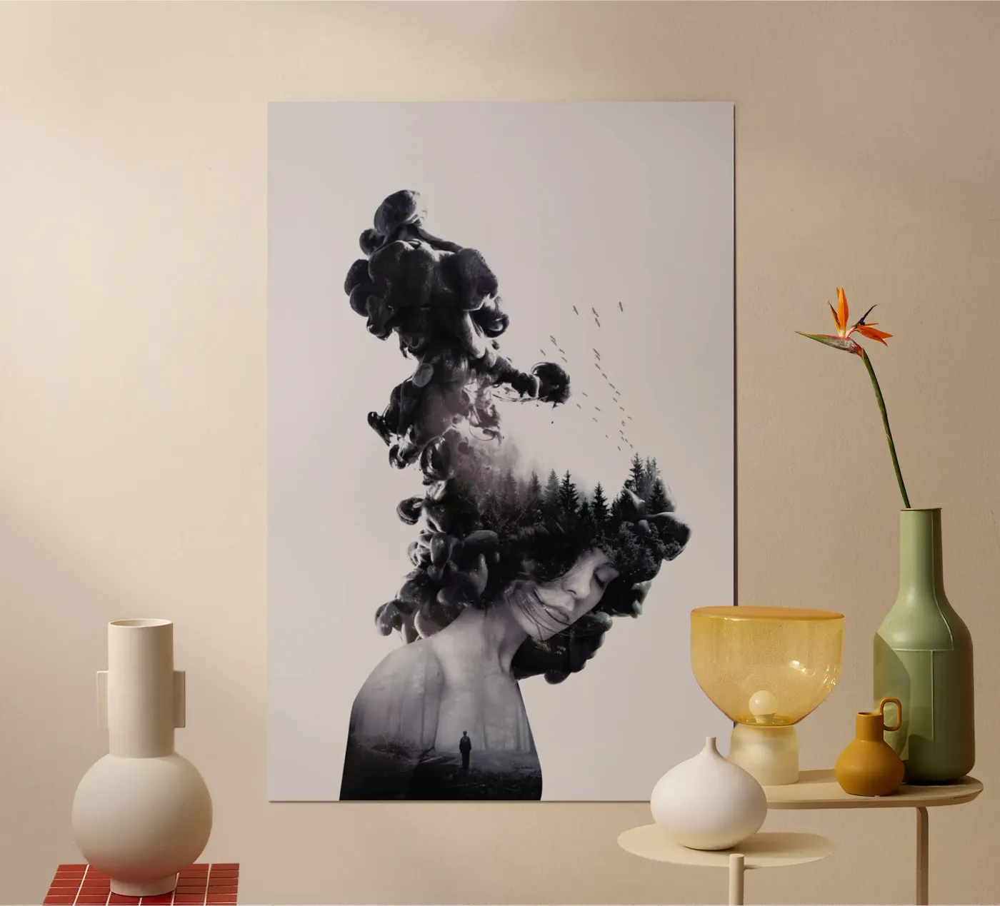 Walk Through Flames poster van Róbert Farkas