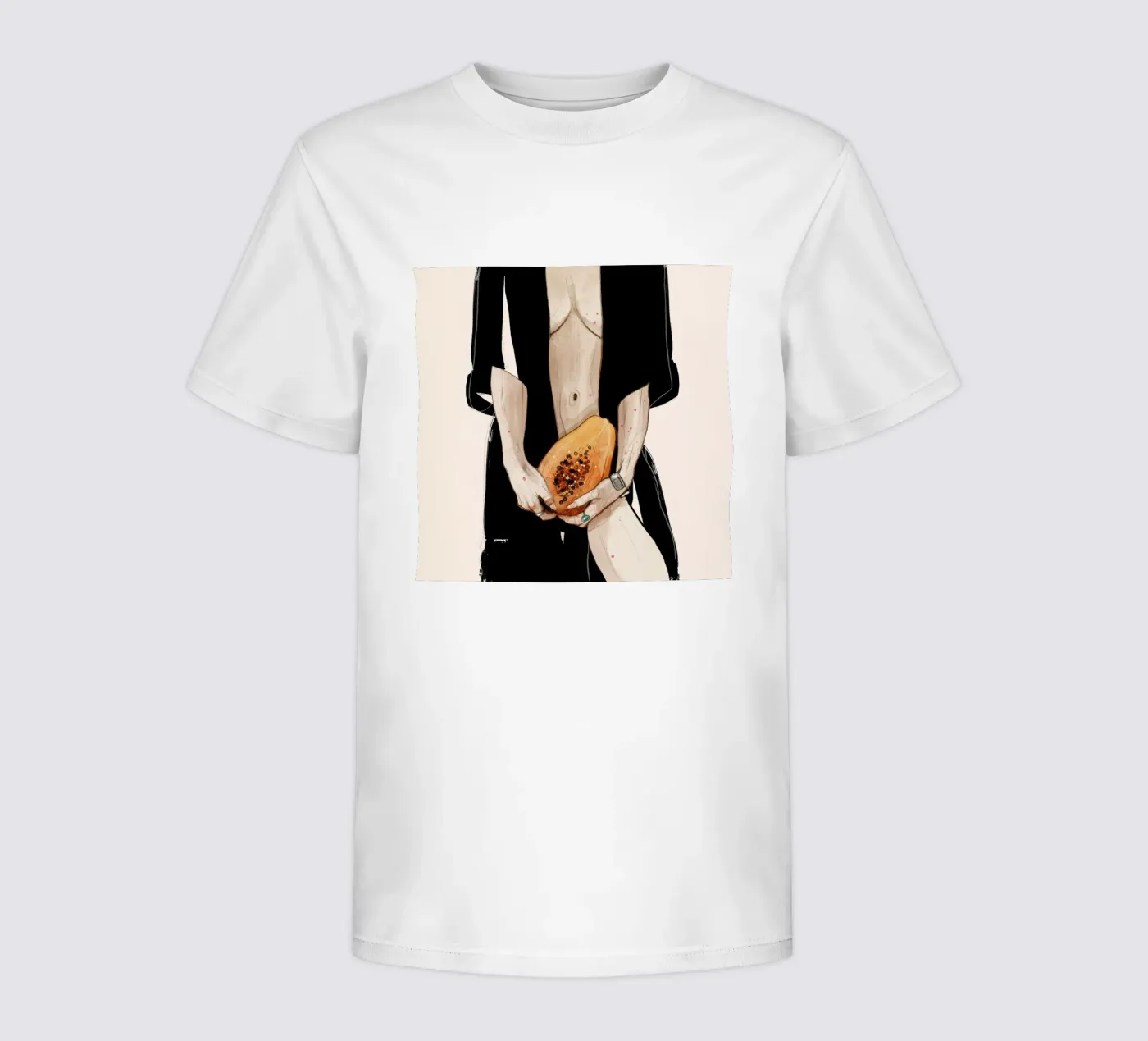 Papaya t-shirt bambini da Ina Stanimirova
