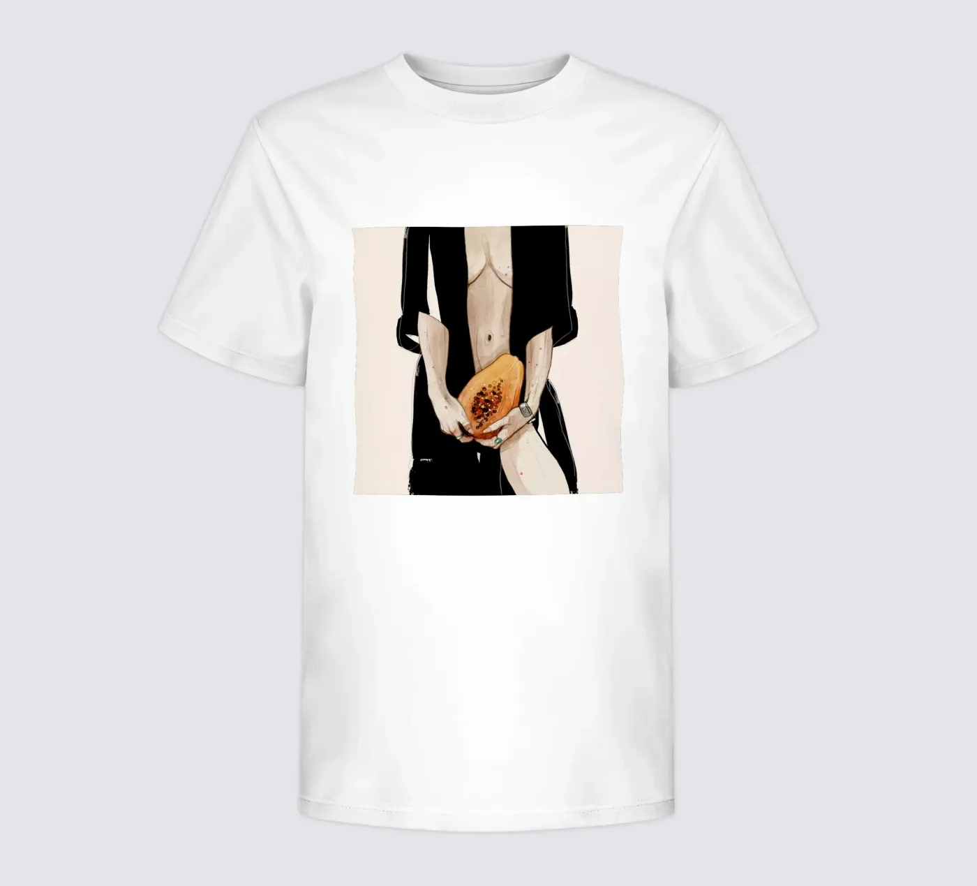 Papaya t-shirt bambini da Ina Stanimirova