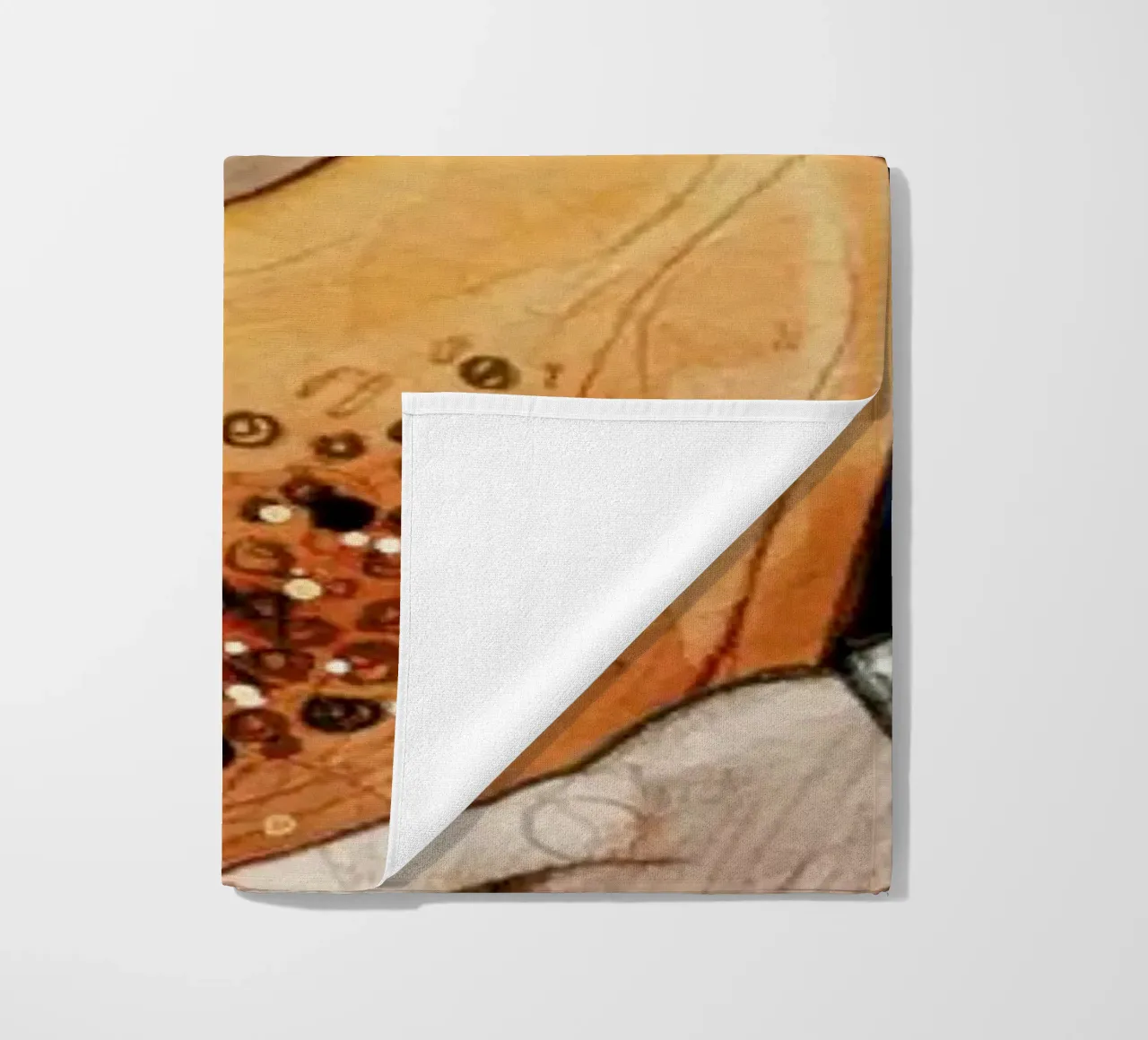 Papaya strandhanddoek van Ina Stanimirova