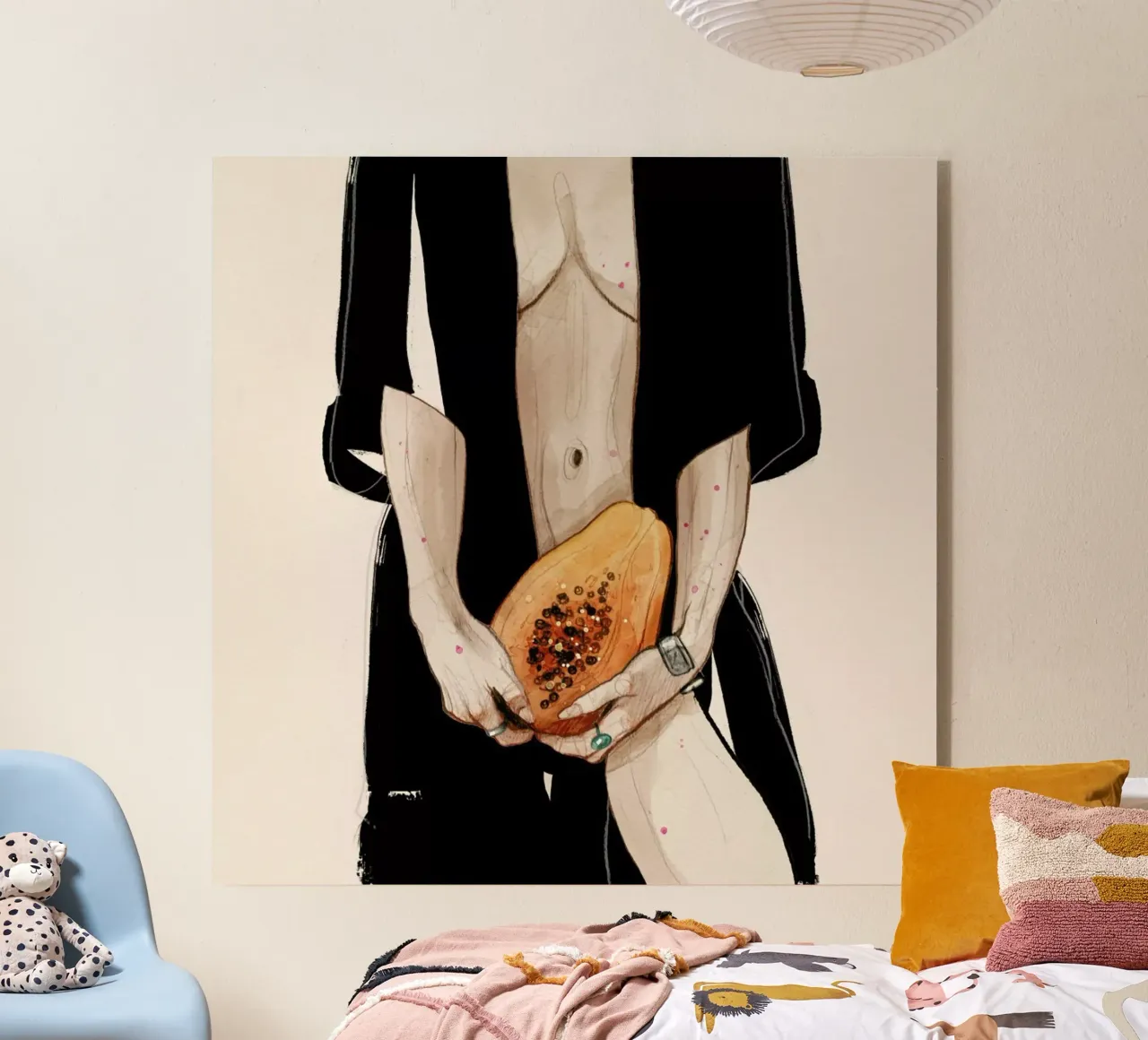 Papaya plexiglass da Ina Stanimirova