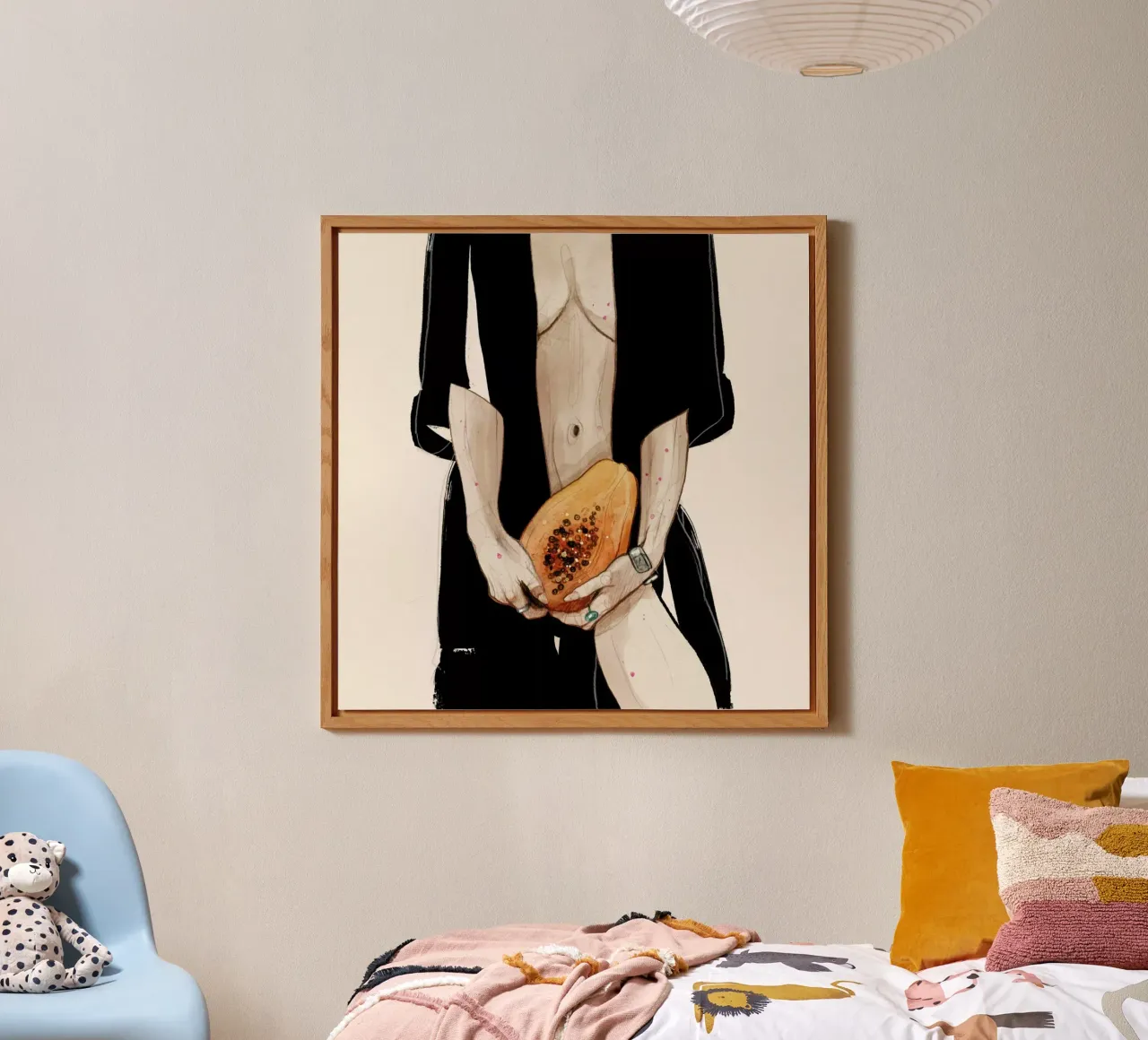 Papaya forex plate by Ina Stanimirova