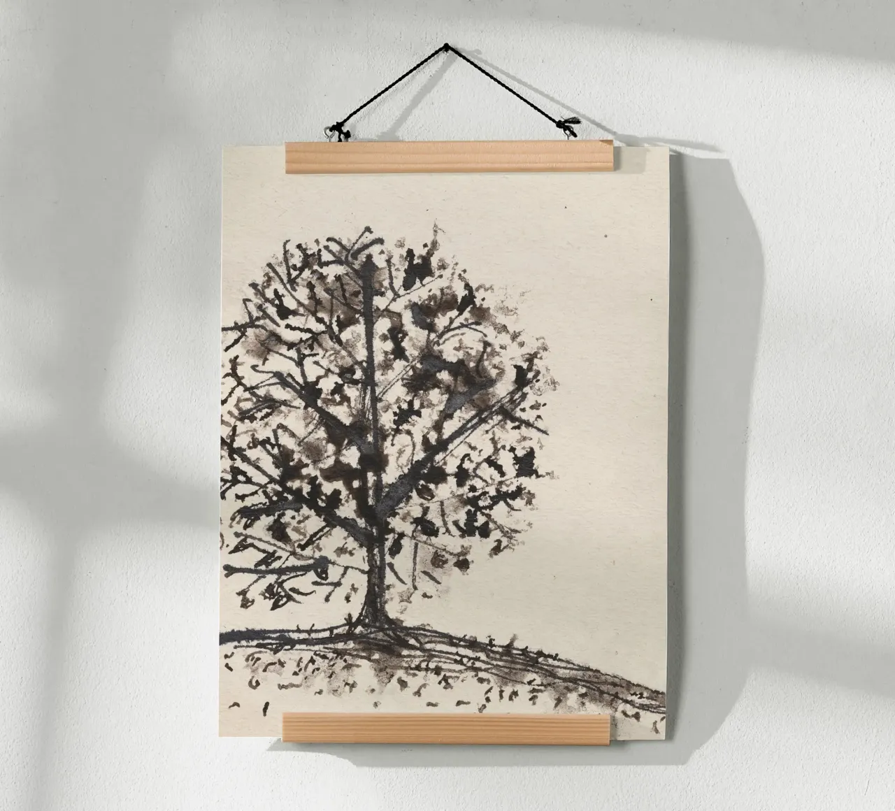 Branches after the Rain hahnemühle by Alisa Galitsyna