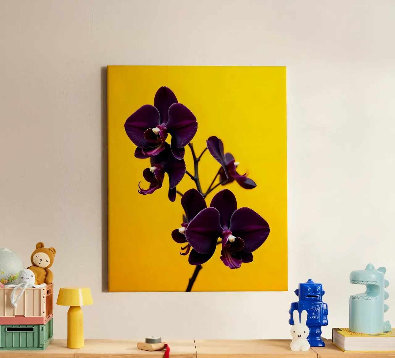 Orchid_style_E_4 canvas by Farb- und Blütenzauber by LK