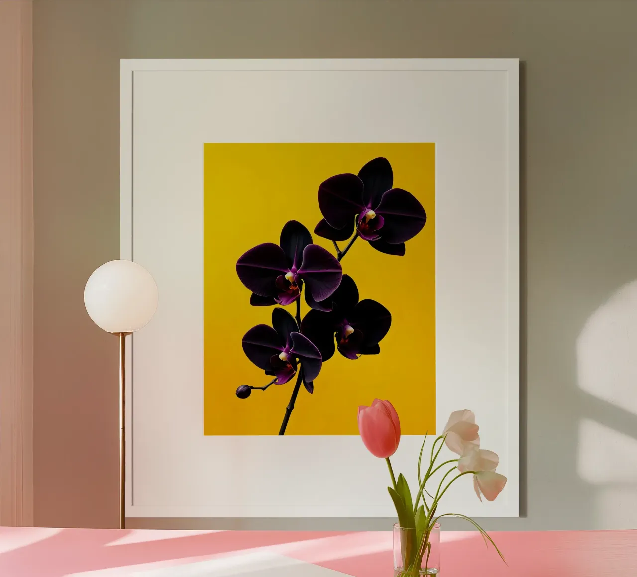 Style_orchidée_E_5 poster de Farb- und Blütenzauber by LK