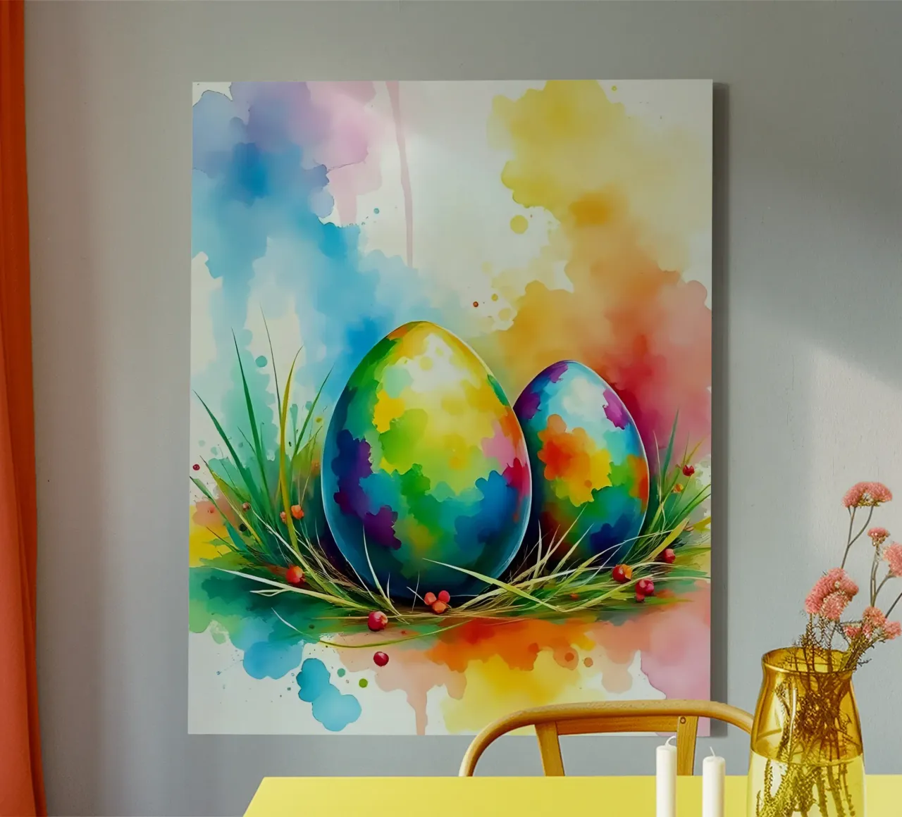 Pascua_estilo_A_2 lienzo de Farb- und Blütenzauber by LK