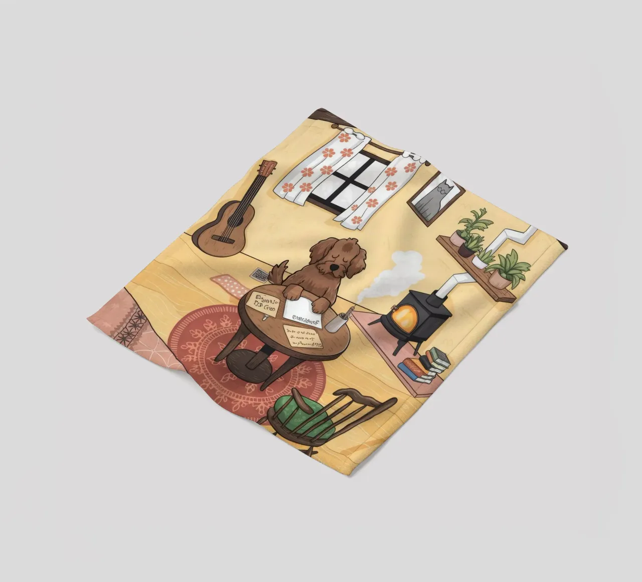 Accogliente rifugio creativo coperta in pile da Timeless Huse