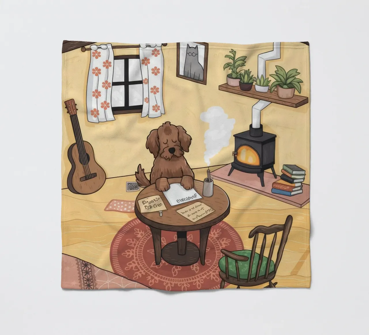 Accogliente rifugio creativo coperta in pile da Timeless Huse