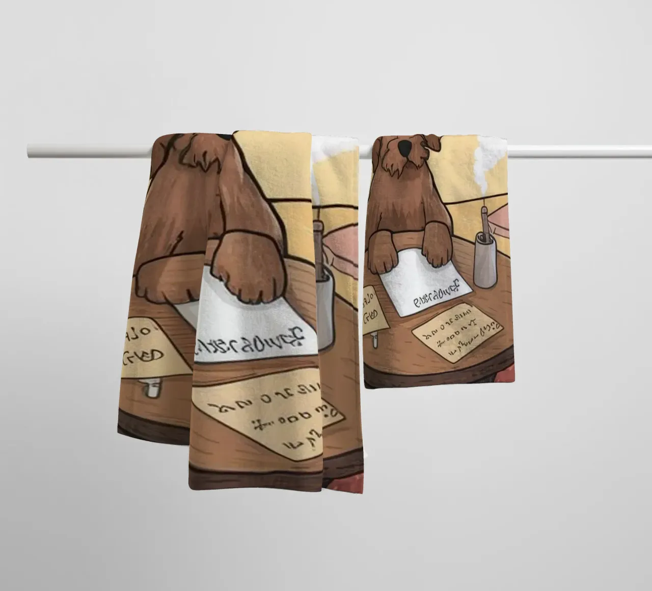 Accogliente rifugio creativo asciugamano da bagno da Timeless Huse