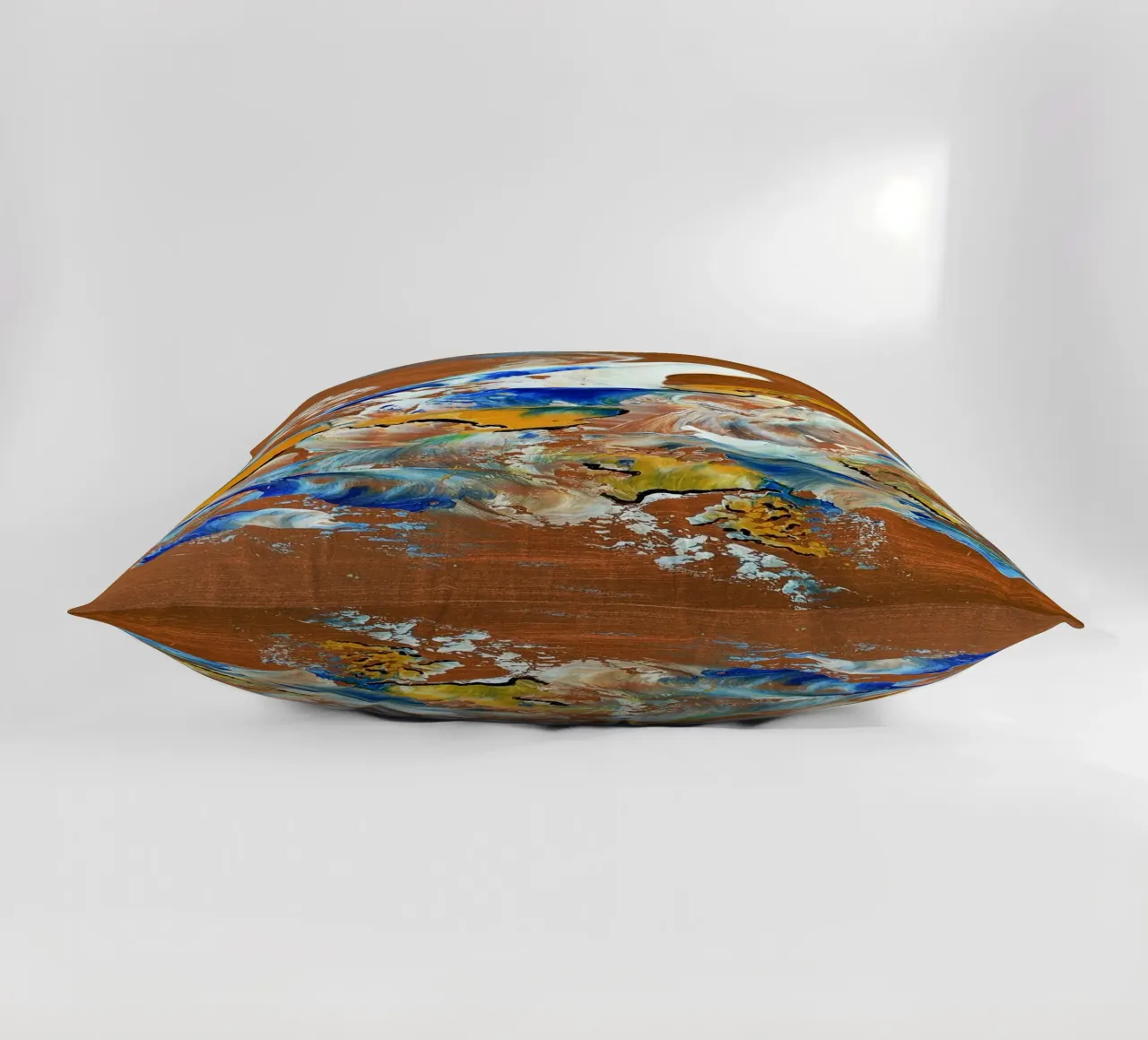 MESSAGE FROM THE HEART 3. cuscino da Thierry Vobmann Abstract painting