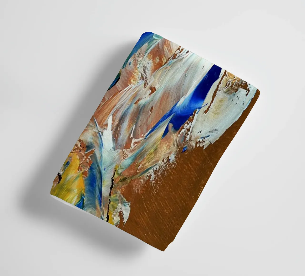 MESSAGE FROM THE HEART 3. Handtuch von Thierry Vobmann Abstract painting