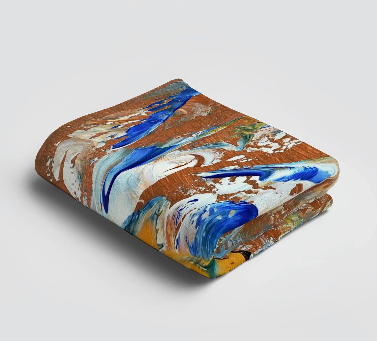 MESSAGE FROM THE HEART 3. asciugamano da bagno da Thierry Vobmann Abstract painting