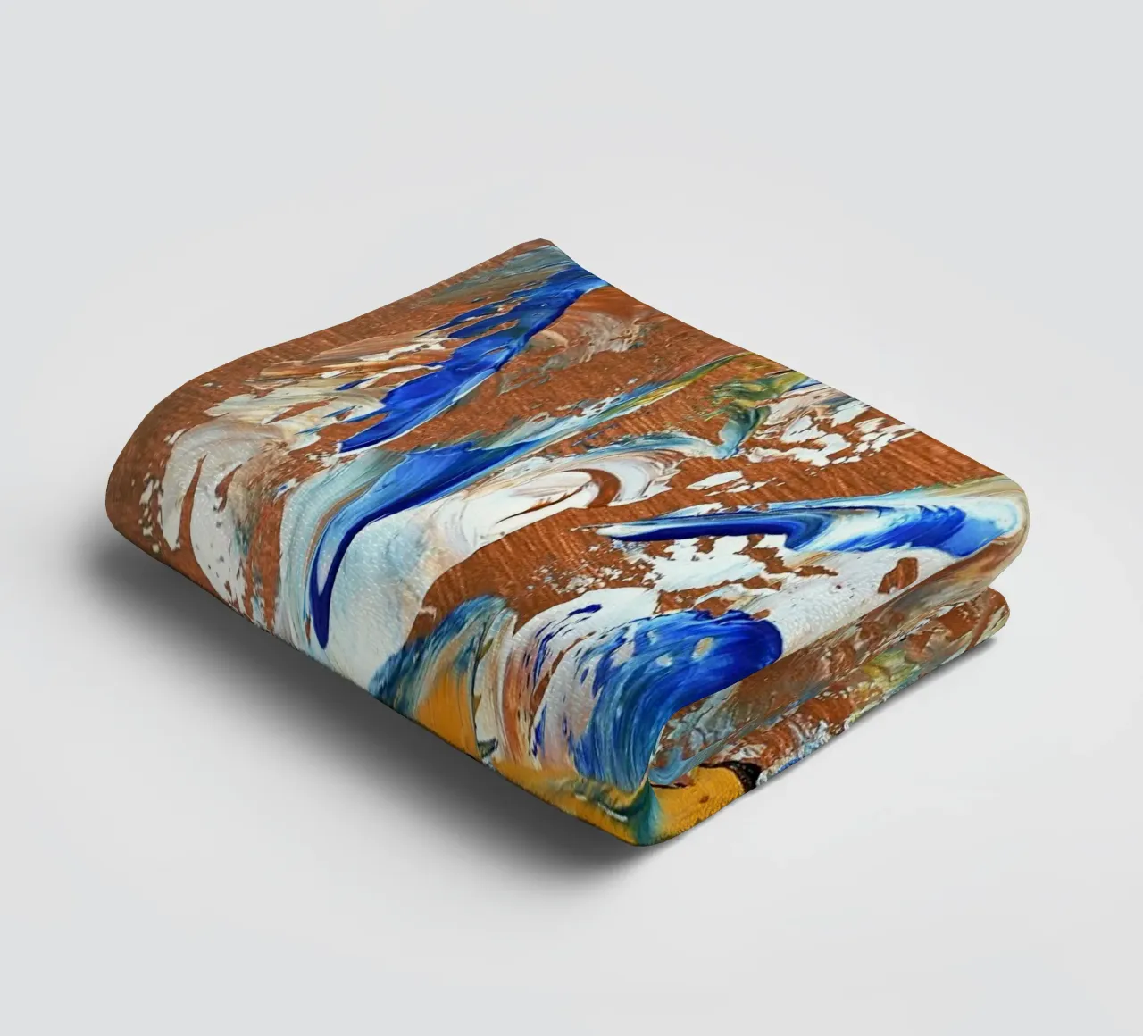 MESSAGE FROM THE HEART 3. asciugamano da bagno da Thierry Vobmann Abstract painting