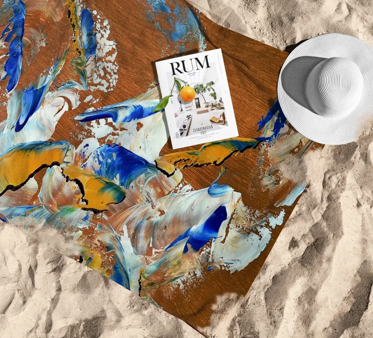 MESSAGE FROM THE HEART 3. telo mare da Thierry Vobmann Abstract painting