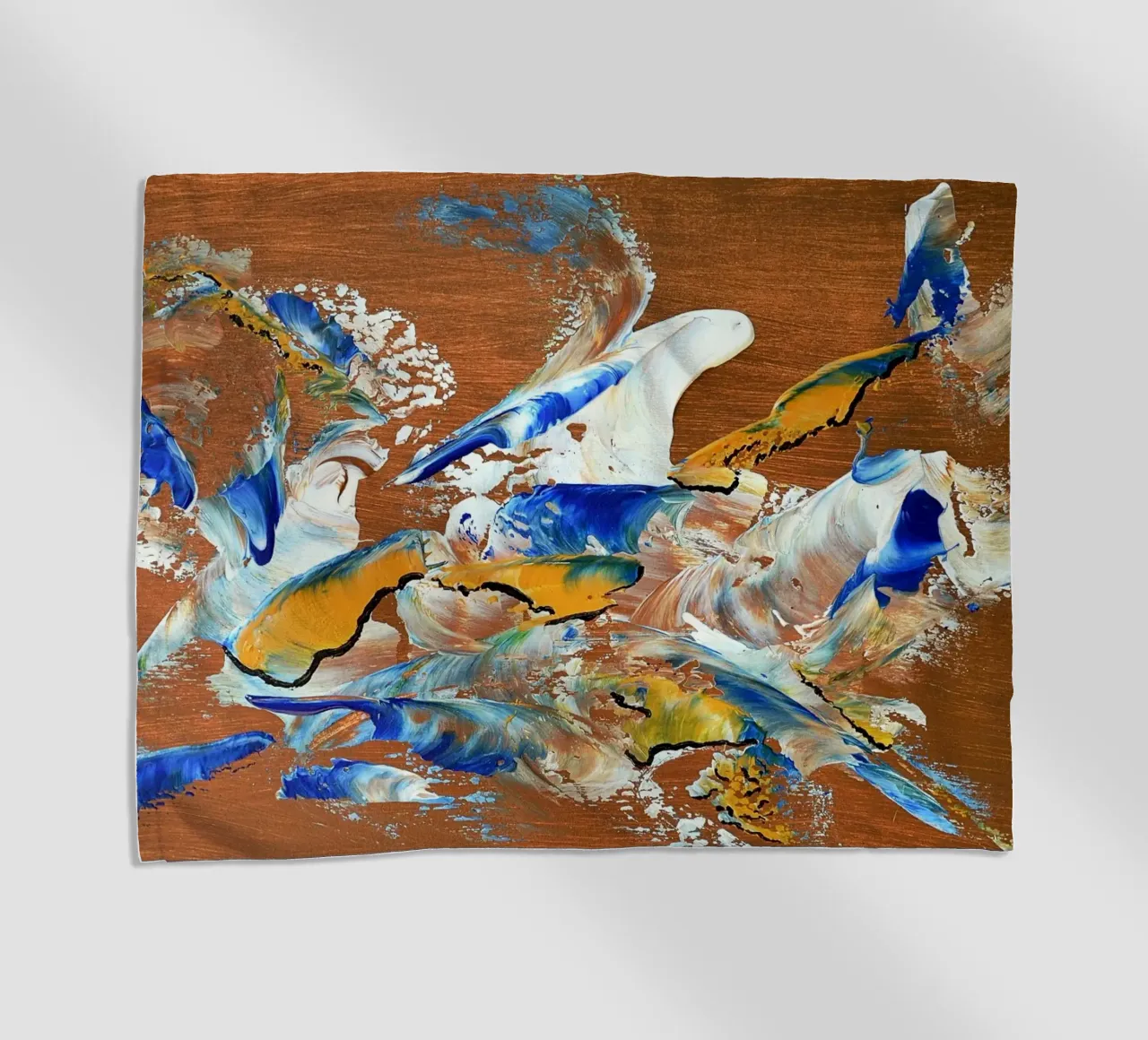 MESSAGE FROM THE HEART 3. telo mare da Thierry Vobmann Abstract painting