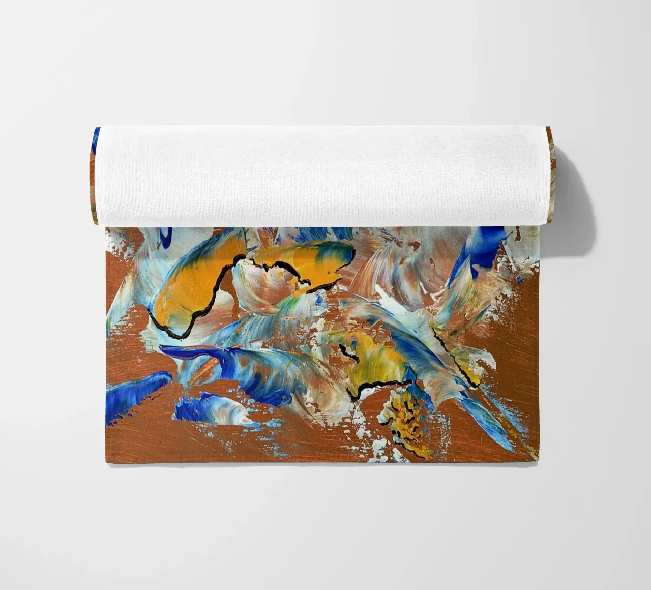 MESSAGE FROM THE HEART 3. telo mare da Thierry Vobmann Abstract painting