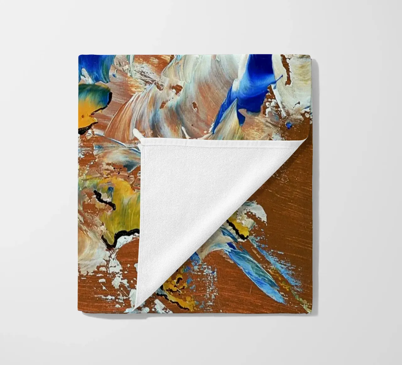 MESSAGE FROM THE HEART 3. Strandtuch von Thierry Vobmann Abstract painting