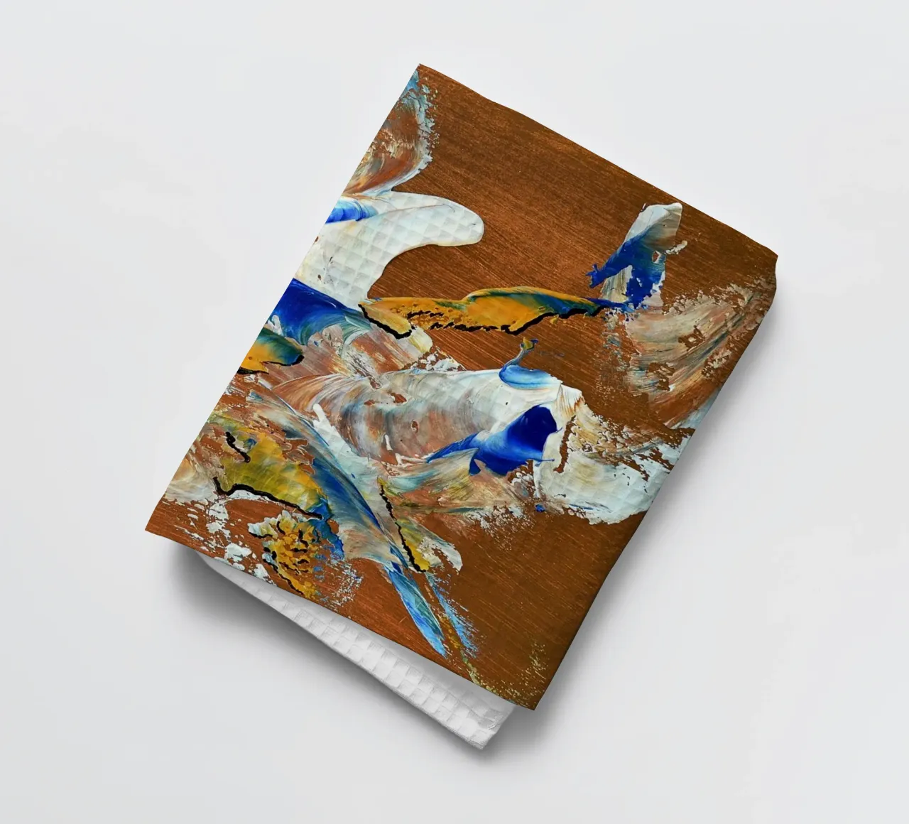 MESSAGE FROM THE HEART 3. canovaccio da cucina da Thierry Vobmann Abstract painting