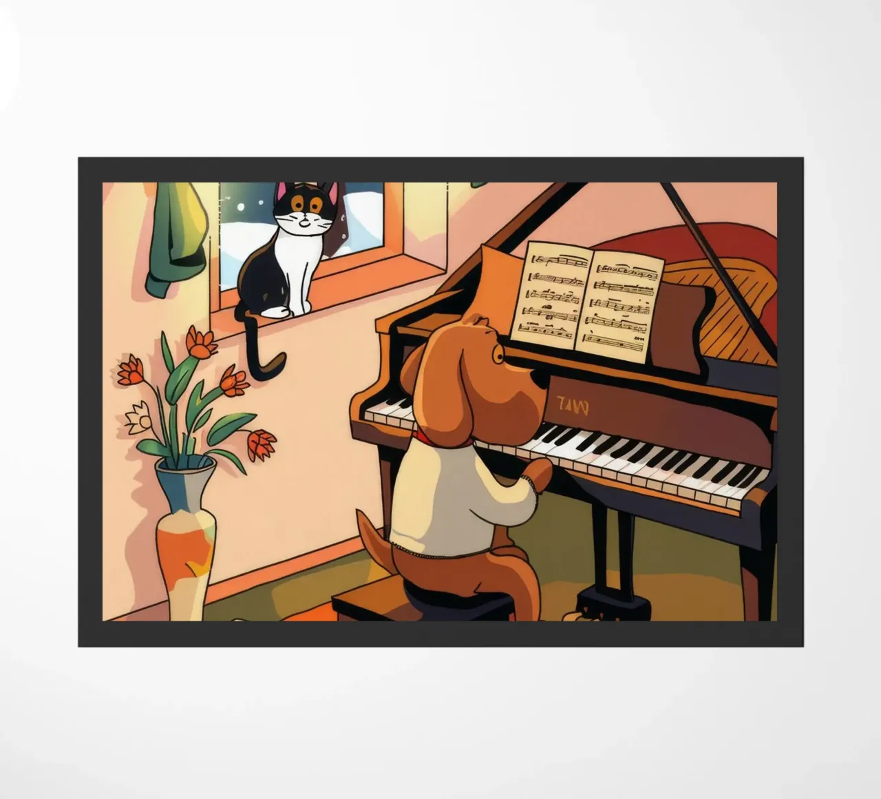 Melodic Harmony Haven doormat by Timeless Huse