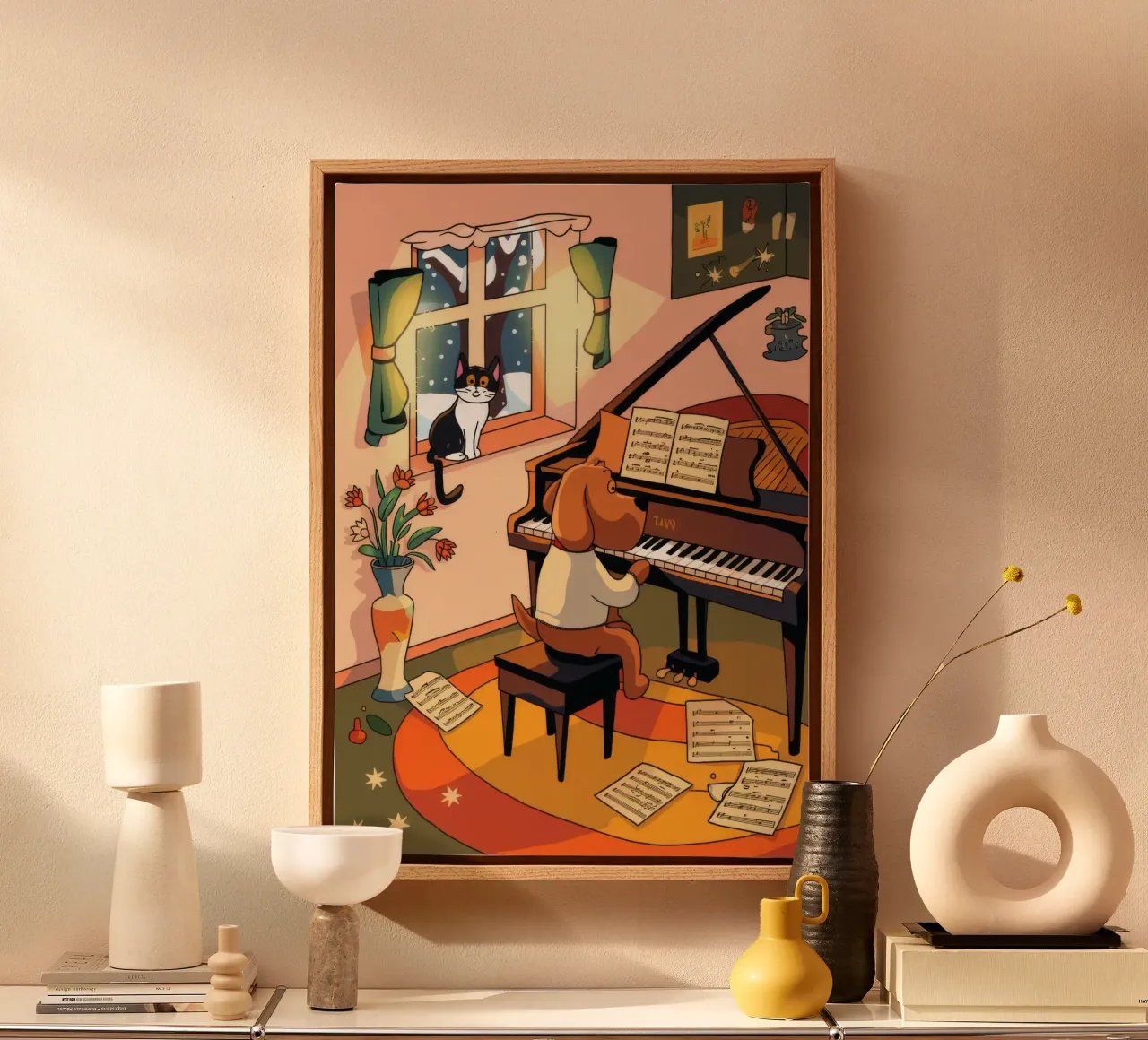 Melodic Harmony Haven canvas by Timeless Huse