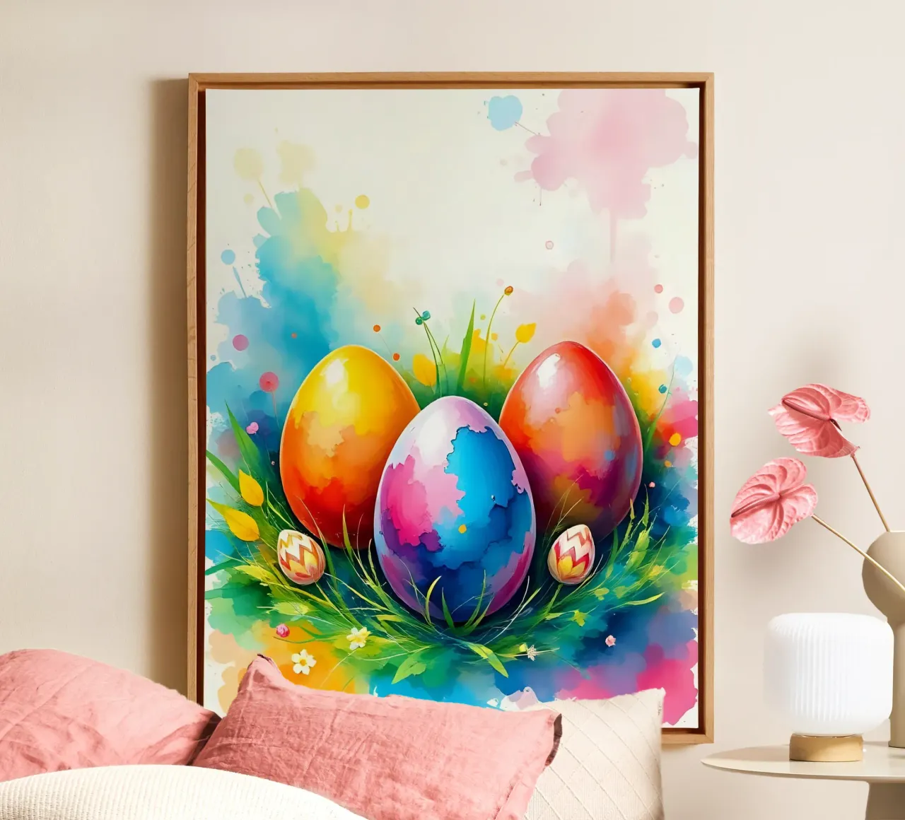 Easter_style_A_4 canvas by Farb- und Blütenzauber by LK