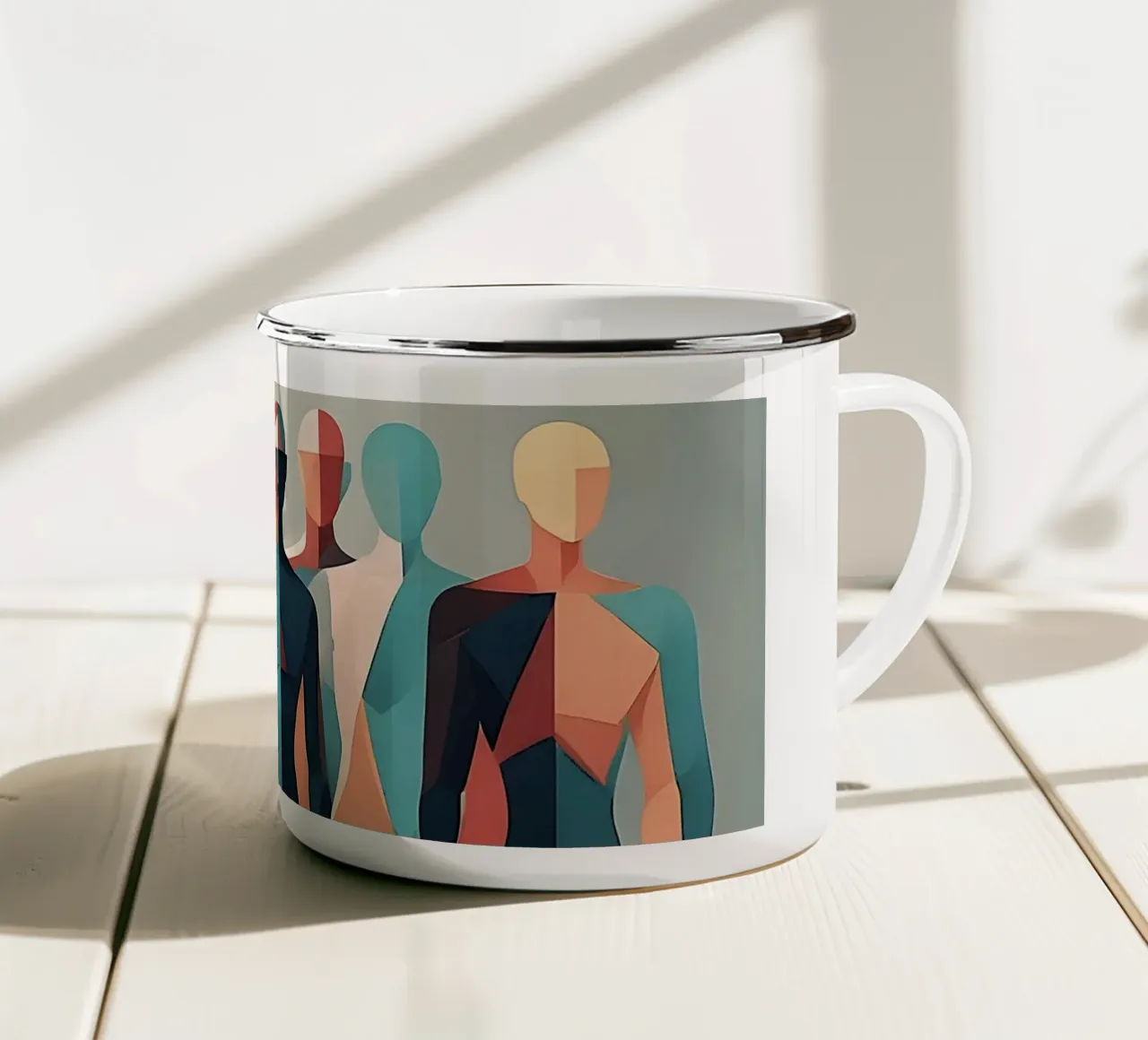 People1045 tazza in smalto da WALLART-Peter Lorenz