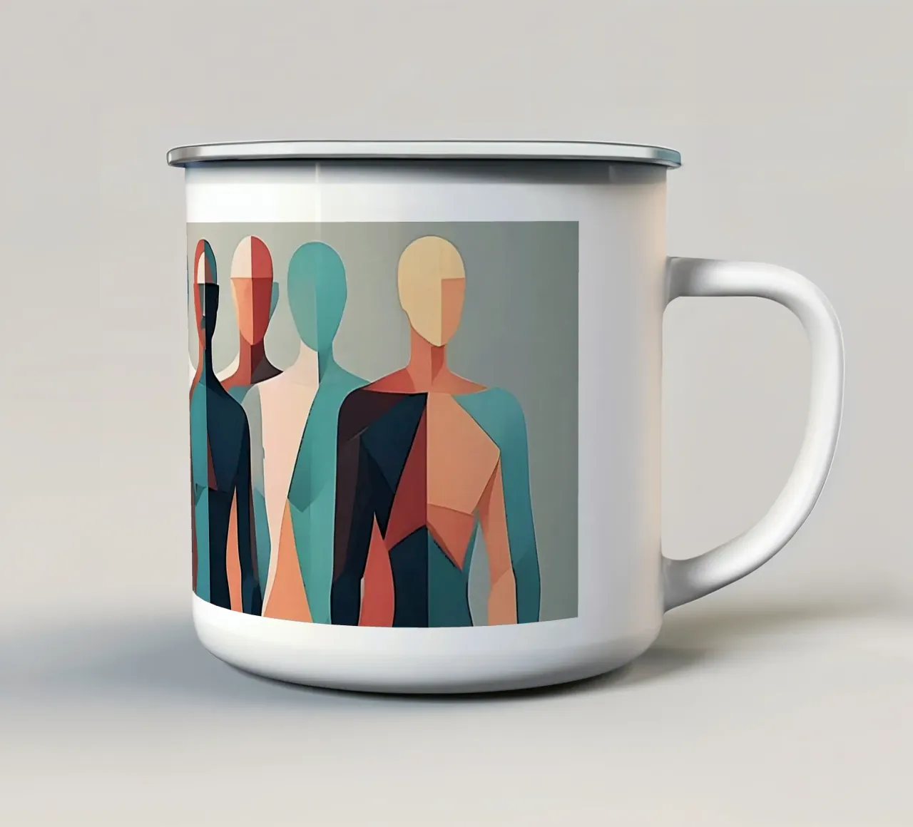 People1045 tazza in smalto da WALLART-Peter Lorenz
