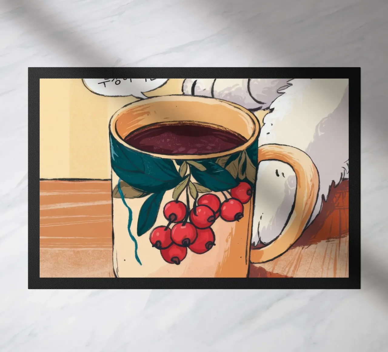 Caffè mattutino: beatitudine zerbino da Timeless Huse