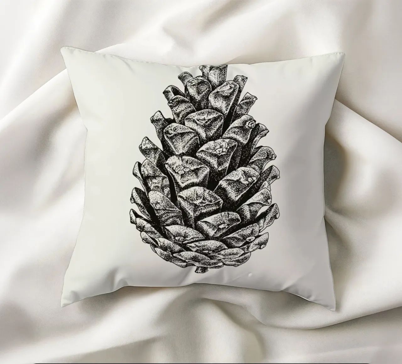 Pinecone cojín de Flora & Fauna